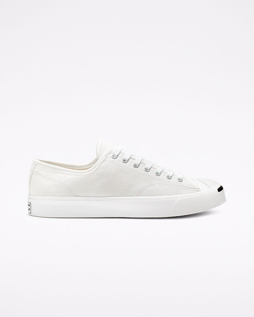 Tenisi Barbati Converse Jack Purcell Panza Albi Negrii | RO 130RYK071